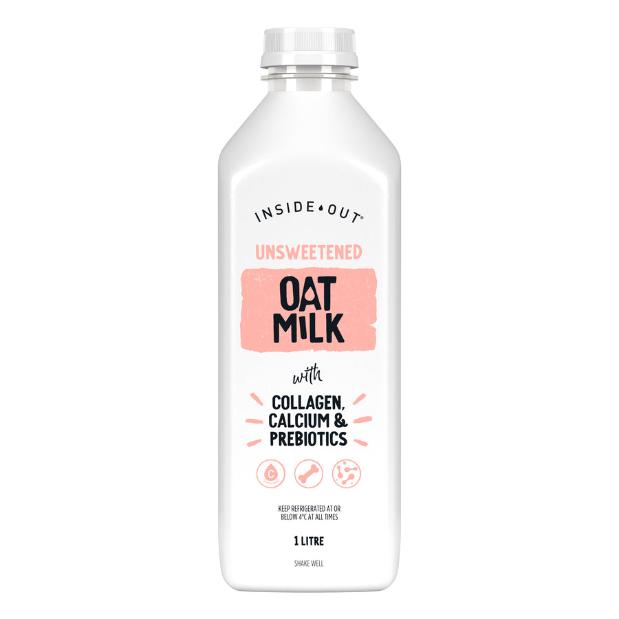 Unsweetened Oat Milk 1L with Collagen, Calcium & Prebiotics