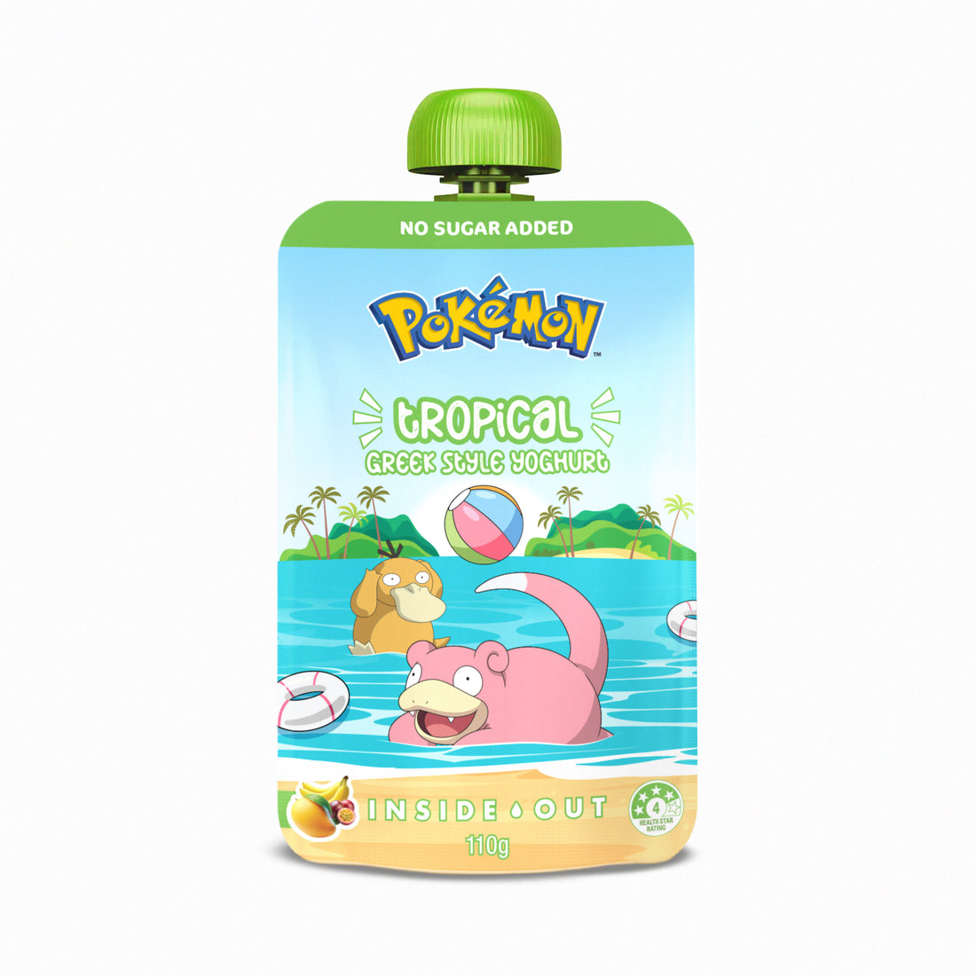 Inside Out Greek Style Yoghurt Pouch Tropical 110g